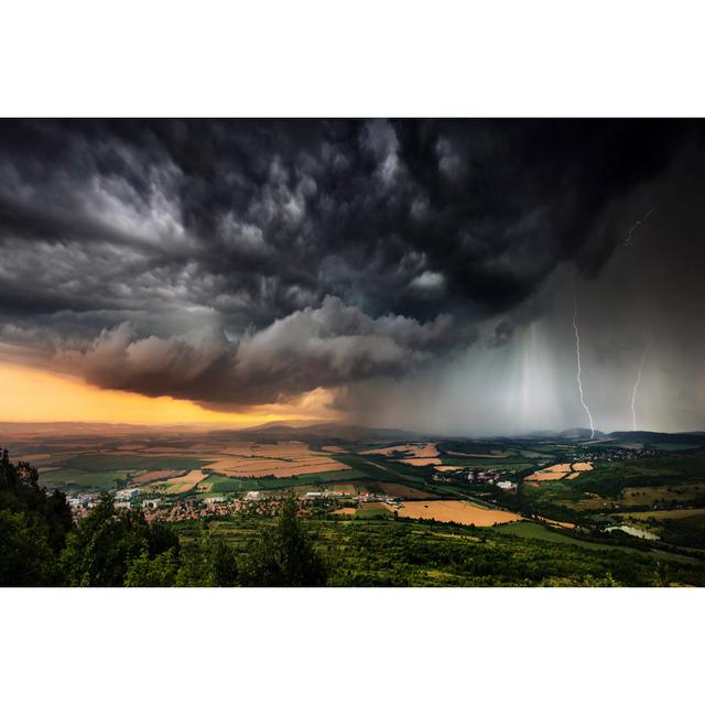 Powerful Thunderstorm In Bulgarian by Revolu7Ion93 - Print Latitude Run Size: 81cm H x 122cm W on Productcaster.