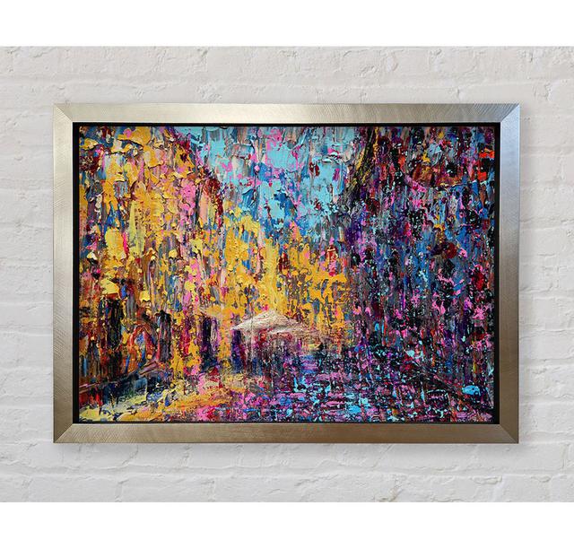 Blobs In The City - Print Bright Star Size: 100cm H x 141.4cm W x 3.4cm D on Productcaster.