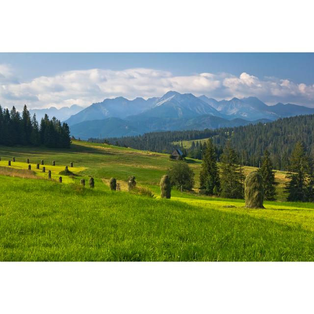 Summer Mountains by Ewg3D - No Frame Art Prints on Canvas Alpen Home Size: 60cm H x 90cm W on Productcaster.