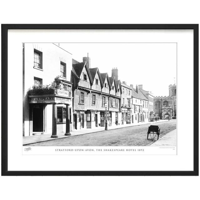 'Stratford-upon-Avon, the Shakespeare Hotel 1892' by Francis Frith - Picture Frame Photograph Print on Paper The Francis Frith Collection Size: 28cm H on Productcaster.