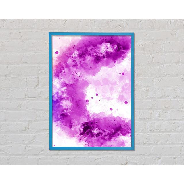 Purple Clouds - Single Picture Frame Art Prints Ivy Bronx Size: 29.7cm H x 21cm W x 2cm D on Productcaster.