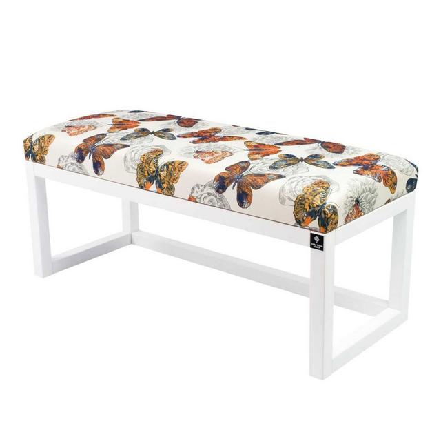 Upholstered Bench M-Deko Size: 45cm H x 165cm W x 35cm D on Productcaster.