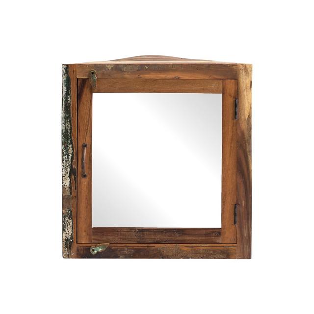 Acotas 65cm x 65cm Corner Mount Mirror Cabinet Latitude Vive on Productcaster.