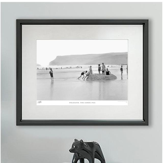 Polzeath, The Sands 1925 - Single Picture Frame Print The Francis Frith Collection Size: 45cm H x 60cm W x 2.3cm D on Productcaster.