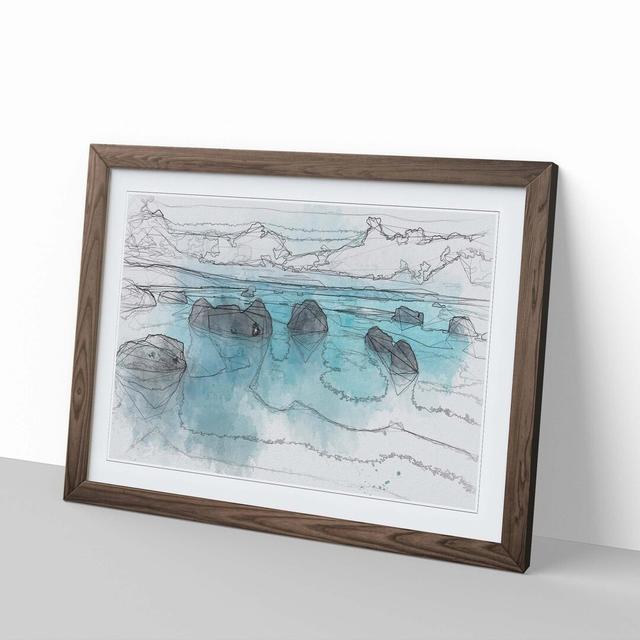 Ko Hong in Thailand in Abstract - Picture Frame Graphic Art Print East Urban Home Frame Option: Walnut, Size: 60cm H x 91cm W x 2cm D on Productcaster.