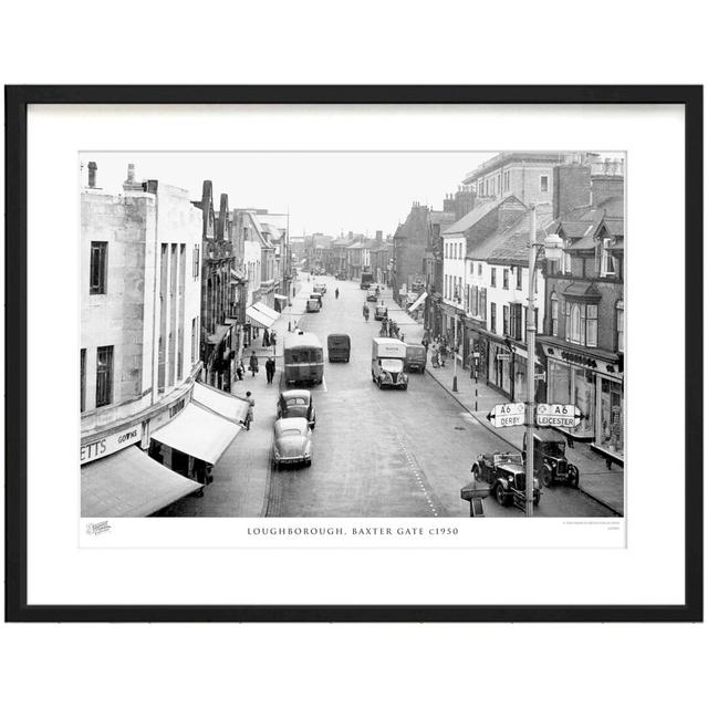 Loughborough, Baxter Gate C1950 - Single Picture Frame Print The Francis Frith Collection Size: 43.5cm H x 53.4cm W x 2.3cm D on Productcaster.