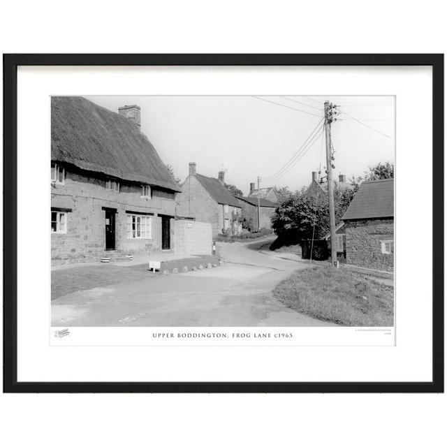 Upper Boddington, Frog Lane C1965 - Single Picture Frame Print The Francis Frith Collection Size: 60cm H x 80cm W x 2.3cm D on Productcaster.