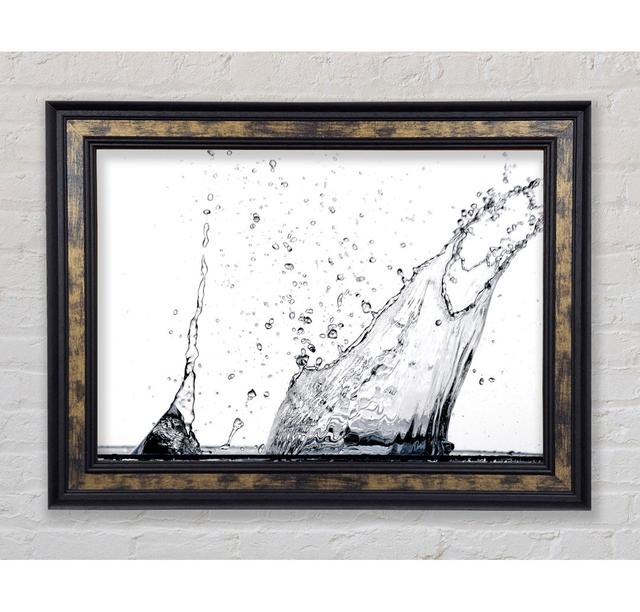 Water Splash Eruption Framed Print Bright Star Size: 59.7cm H x 84.1cm W on Productcaster.