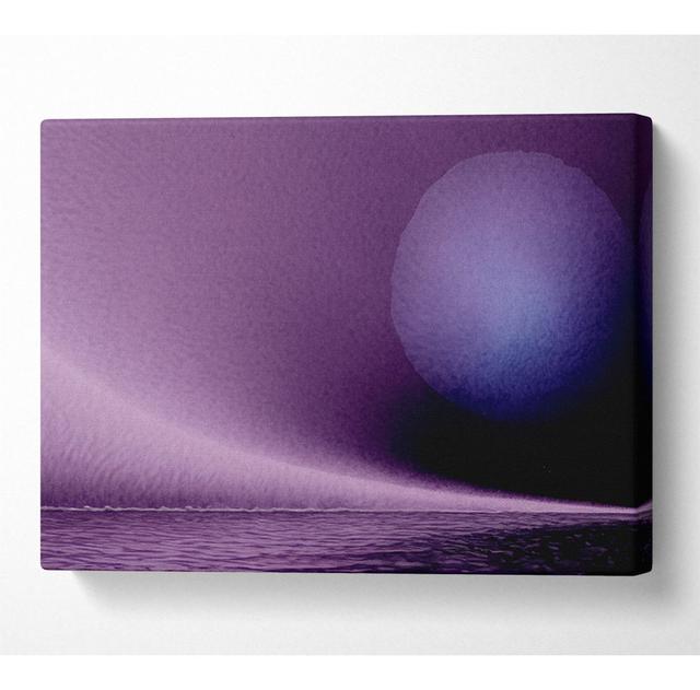 Lavender Moon - Wrapped Canvas Art Prints 17 Stories Size: 35.6cm H x 50.8cm W x 10cm D on Productcaster.