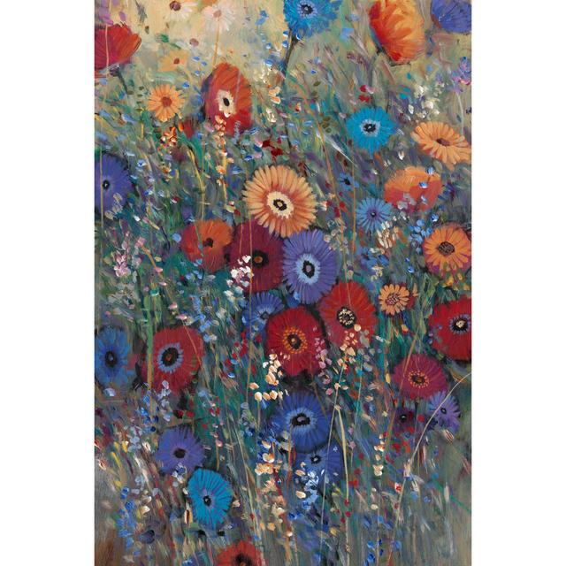 Flower Patch II by Timothy O' Toole - Wrapped Canvas Painting Rosalind Wheeler Size: 46cm H x 30cm W on Productcaster.