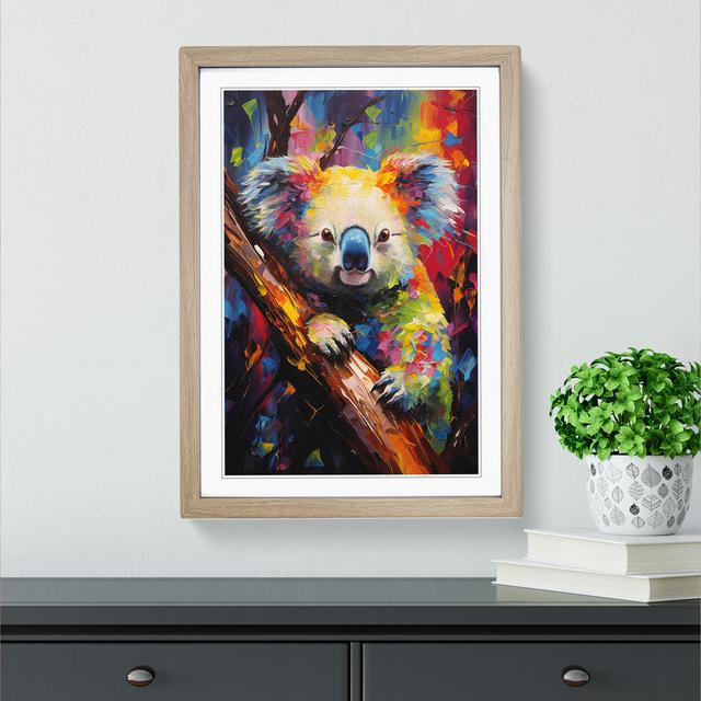 XYZ-FRM-V1223-3963 Print World Menagerie Format: Oak Framed, Size: 64cm H x 46cm W on Productcaster.