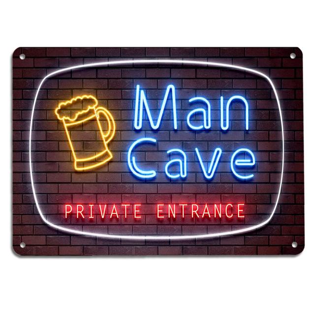 Detweiler Man Cave Sign Happy Larry on Productcaster.