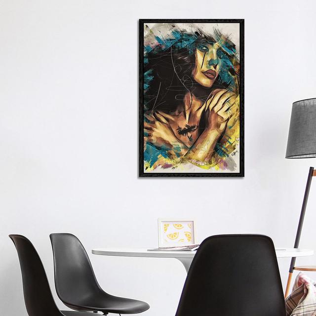 Oublier L'Instant Present by Romain Bonnet - Gallery-Wrapped Canvas Giclée on Canvas Lark Manor Format: Black Framed, Size: 101.6cm H x 66.04cm W x 3. on Productcaster.