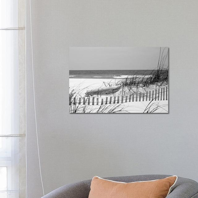 Fence On The Beach, Bon Secour National Wildlife Refuge, Gulf Of Mexico, Alabama, USA by Panoramic Images - Wrapped Canvas Photograph House of Hampton on Productcaster.