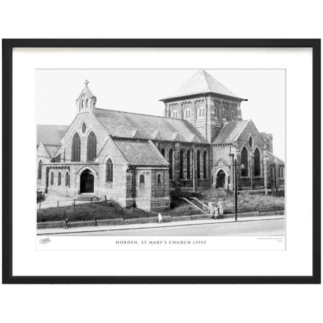 'Horden, St Marys Church C1955' by Francis Frith - Picture Frame Photograph Print on Paper The Francis Frith Collection Size: 28cm H x 36cm W x 2.3cm on Productcaster.