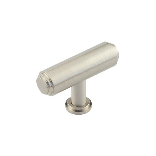 Belgrave 60mm Length Bar Knob Frelan Hardware Finish: Satin Nickel on Productcaster.