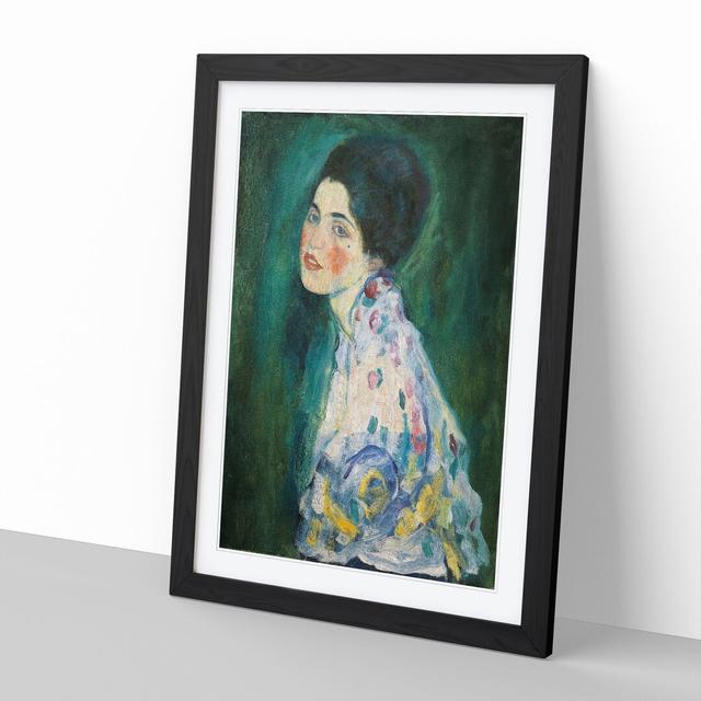 Portrait of a Lady by Gustav Klimt - Picture Frame Painting on MDF East Urban Home Frame Option: Black Framed, Size: 48cm H x 36cm W x 2cm D on Productcaster.