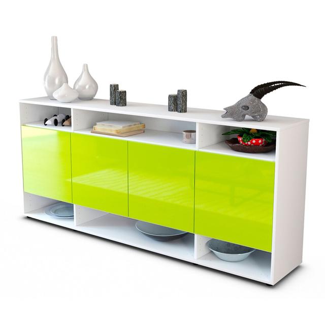 Grinstead Sideboard Brayden Studio Colour: High gloss green on Productcaster.