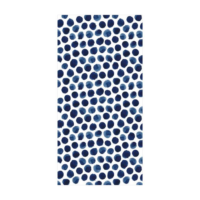 Lenglen Blue/White Indoor/Outdoor Rug Ivy Bronx Rug Size: Rectangle 140 x 280cm on Productcaster.