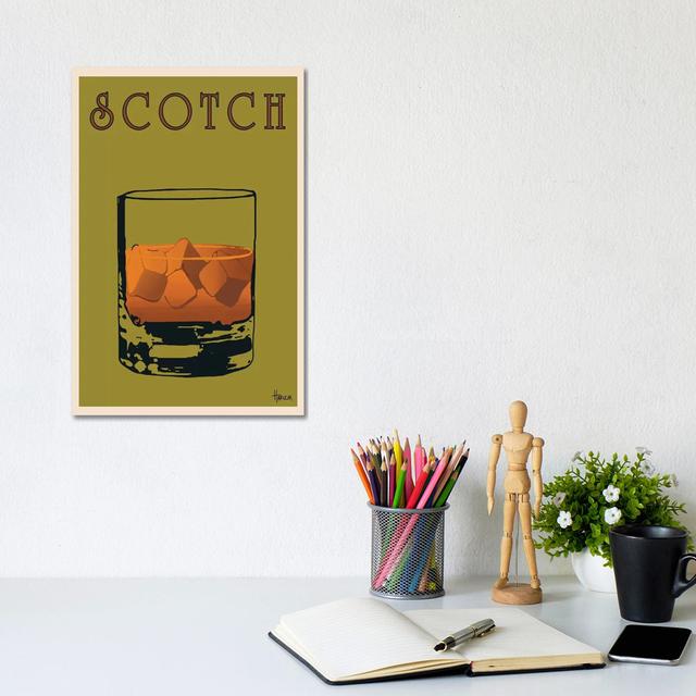 Scotch by Lee Harlem - Wrapped Canvas Print ClassicLiving Size: 30.48cm H x 20.32cm W x 1.905cm D on Productcaster.