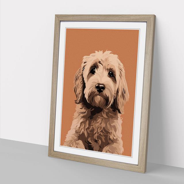 XYZ-FRM-V1223-3990 Single Picture Frame Art Prints on Wood Marlow Home Co. Format: Oak Framed, Size: 64cm H x 46cm W x 2cm D on Productcaster.