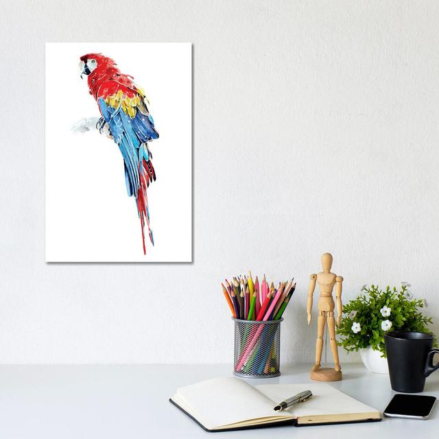 Macaw - Wrapped Canvas Painting 17 Stories Size: 30.48cm H x 20.32cm W on Productcaster.