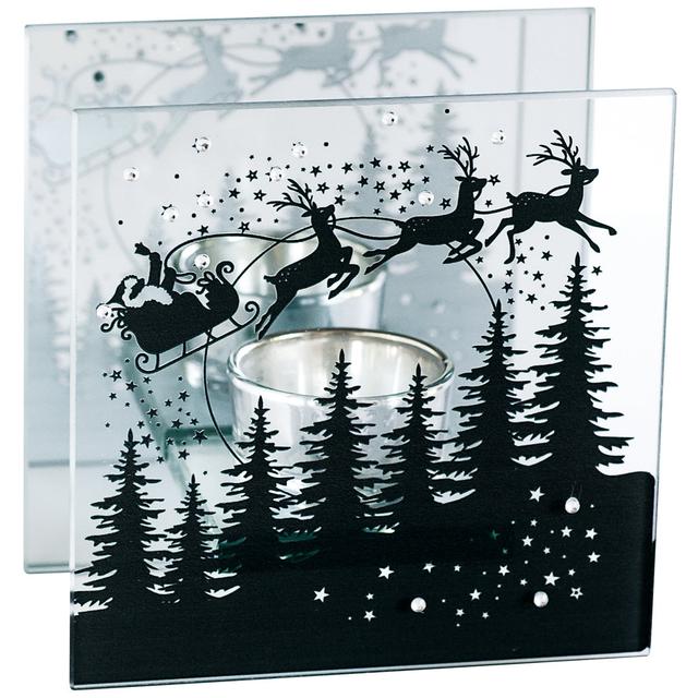 12Cm Glass Tabletop Tealight Holder The Seasonal Aisle on Productcaster.