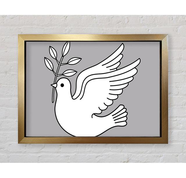 Peace Dove - Print Bright Star Size: 84.1cm H x 118.9cm W x 3.4cm D on Productcaster.