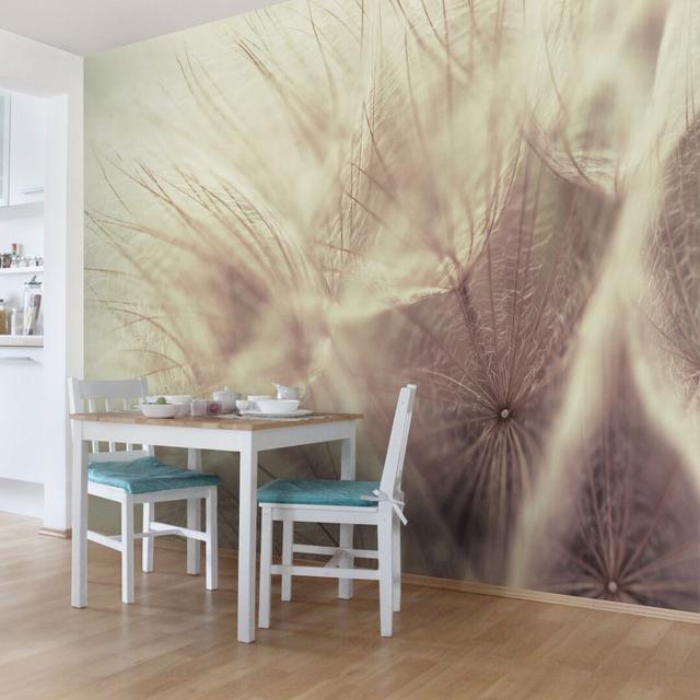 Makro Matt Wallpaper Mural East Urban Home Material: Premium non-woven paper 150g/m², Size: 3.36m L x 2.25m W on Productcaster.