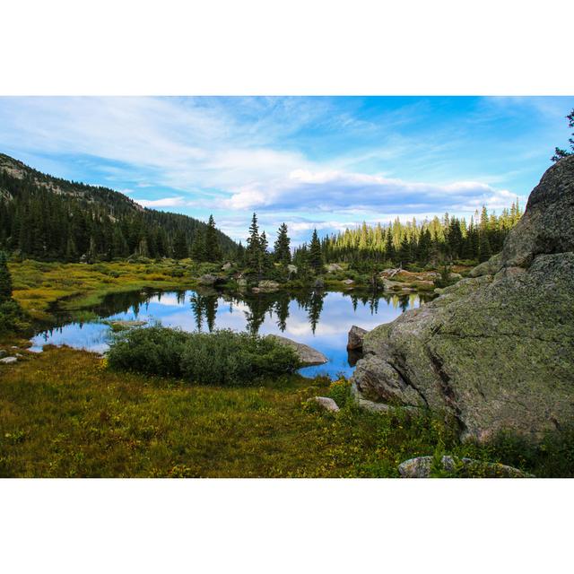 Reflective Lake by Jarrett-Davis - Wrapped Canvas Print Alpen Home Size: 61cm H x 91cm W on Productcaster.