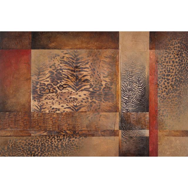 Safari Animal Pattern Painting - Wrapped Canvas Painting Latitude Vive Size: 81cm H x 122cm W x 3.8cm D on Productcaster.