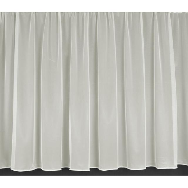 Wymore Sheer Slot Top Curtain Panel Lily Manor Panel Size: 200 x 160 cm, Curtain Colour: Cream on Productcaster.