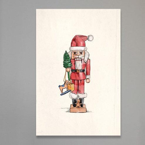 Nutcracker' by Blakely Home Art Print on Canvas Oliver Gal Size: 77cm H x 51cm W on Productcaster.