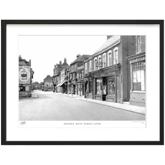 'Havant, West Street C1950' by Francis Frith - Picture Frame Photograph Print on Paper The Francis Frith Collection Size: 28cm H x 36cm W x 2.3cm D on Productcaster.