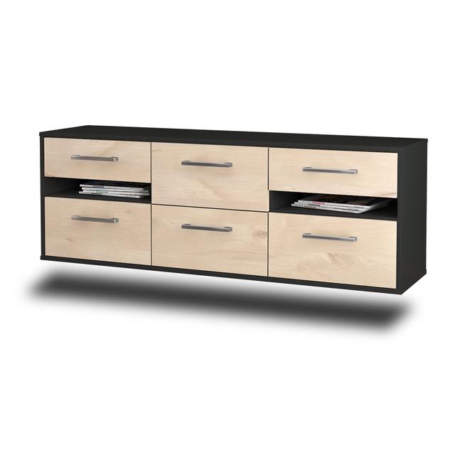 Sacramento TV Stand Latitude Run Colour: Cedar/Anthracite on Productcaster.