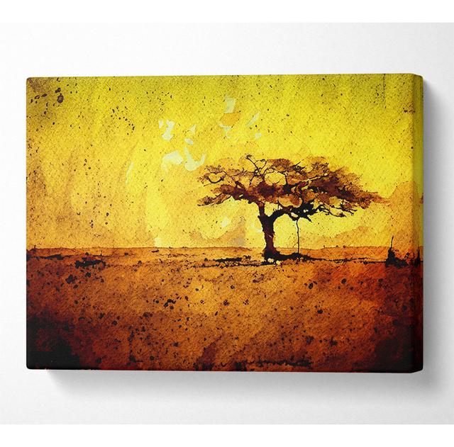 Artistic Texture - Wrapped Canvas Art Prints ClassicLiving Size: 50.8cm H x 81.3cm W x 10cm D on Productcaster.