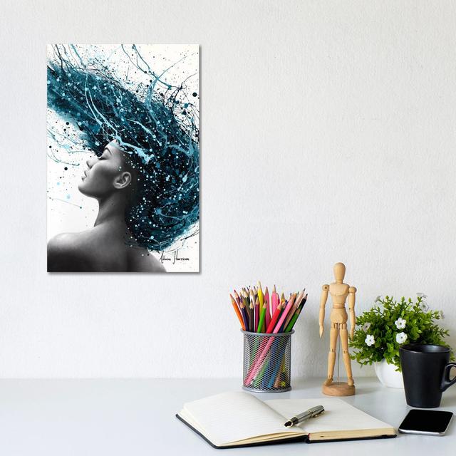 Her Ocean by Ashvin Harrison - Gallery-Wrapped Canvas Giclée on Canvas Ebern Designs Format: No Frame, Size: 30.48" H x 20.32" W x 1.905" D on Productcaster.