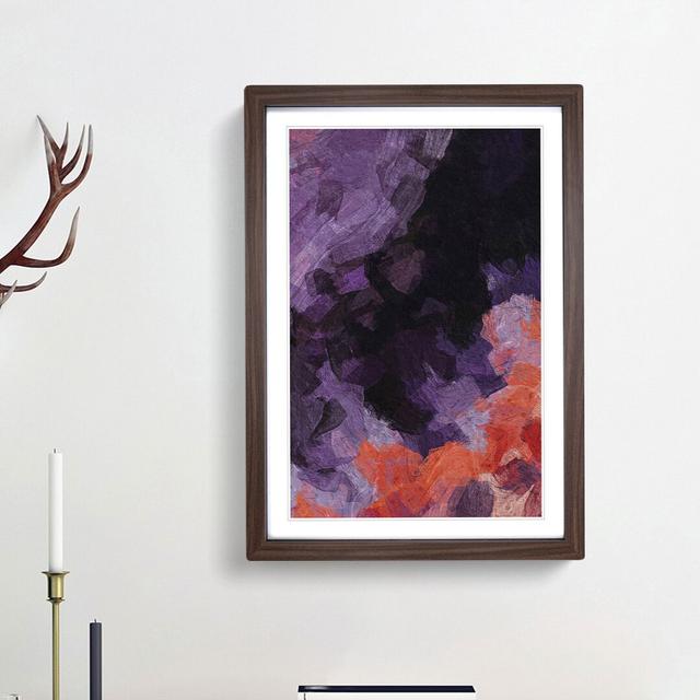 Curiosity in Abstract - Picture Frame Graphic Art Print East Urban Home Size: 48cm H x 36cm W x 2cm D, Frame Option: Walnut Framed on Productcaster.