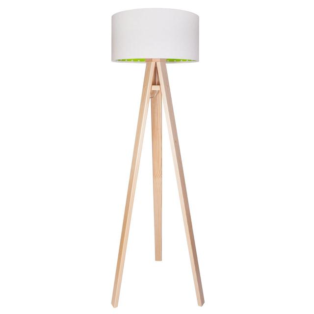 Hutcheson 45cm Tripod Floor Lamp 17 Stories Base Finish: Natural on Productcaster.