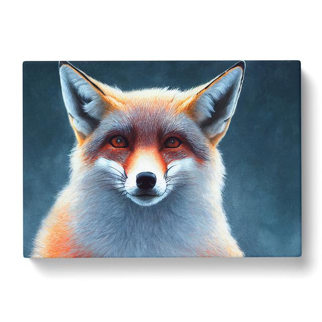 Blessed Fox - Wrapped Canvas Painting Alpen Home Size: 35cm H x 50cm W x 3cm D on Productcaster.