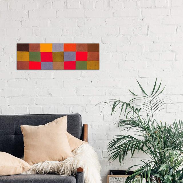 New Harmony by Paul Klee - Wrapped Canvas Panoramic Painting Brayden Studio Size: 30.48cm H x 91.44cm W x 3.81cm D on Productcaster.