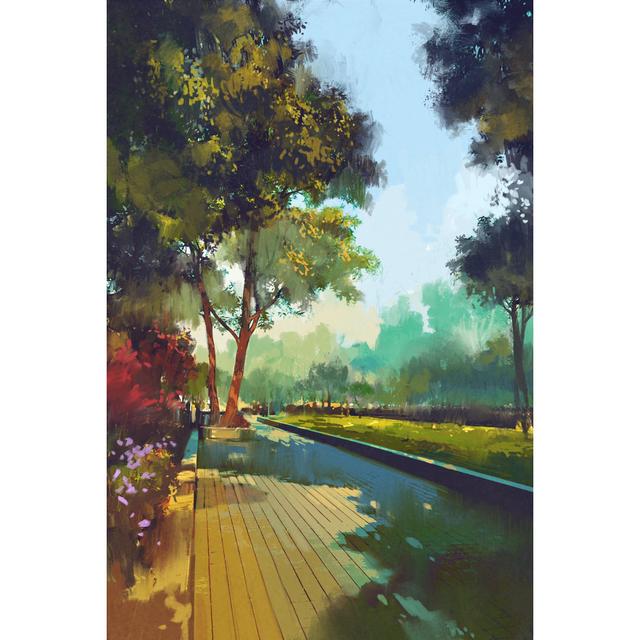 Mullan Beautiful Garden by Grandfailure - Print ClassicLiving Size: 76cm H x 51cm W x 3.8cm D on Productcaster.