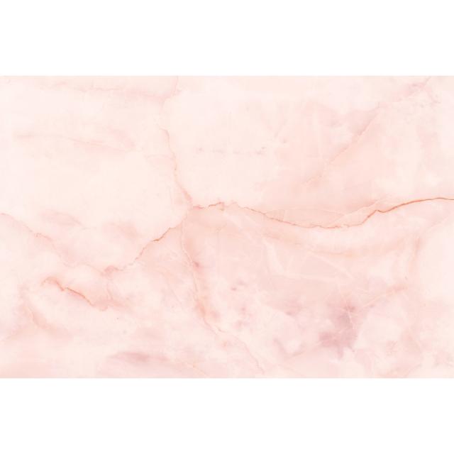 Rose Gold Marble Texture - Wrapped Canvas Photograph Canora Grey Size: 51cm H x 76cm W x 3.8cm D on Productcaster.