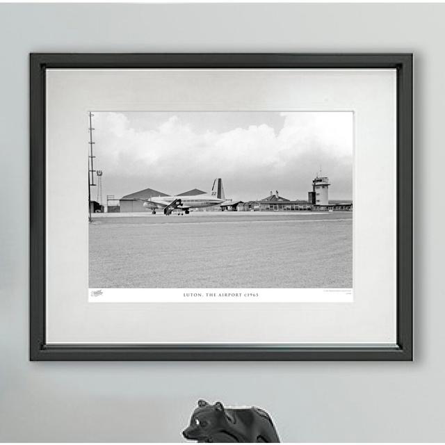 'Luton, the Airport C1965' - Picture Frame Photograph Print on Paper The Francis Frith Collection Size: 28cm H X 36cm W x 2cm D on Productcaster.