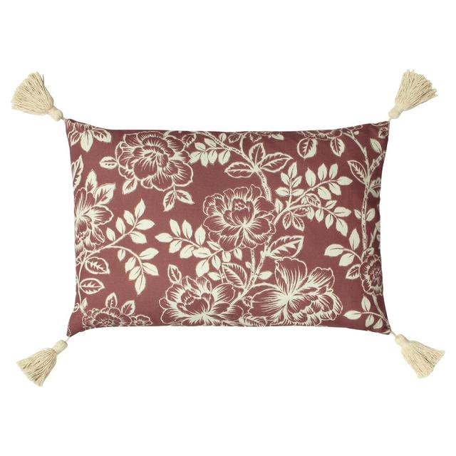 Floral Rectangular Throw Cushion Paoletti on Productcaster.