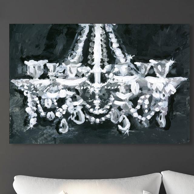 'Bw Candelabro' Painting on Wrapped Canvas East Urban Home Size: 40.6 cm H x 61 cm W on Productcaster.