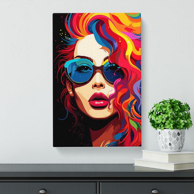 Rainbow Pop No.2 - No Frame Print Marlow Home Co. Size: 76cm H x 50cm W x 3cm D on Productcaster.