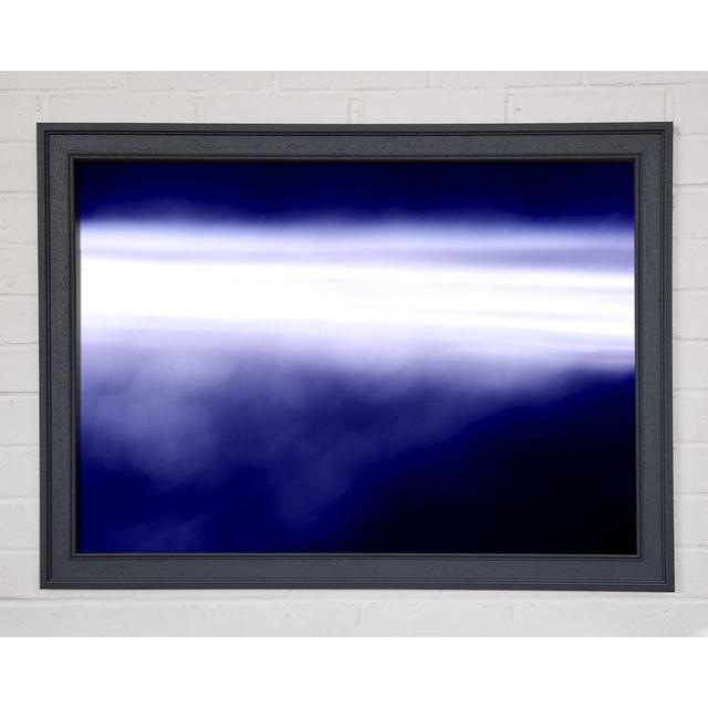 Purple Mist Framed Print Highland Dunes Size: 84.1cm H x 118.9cm W, Format: Gunmetal Framed Paper on Productcaster.