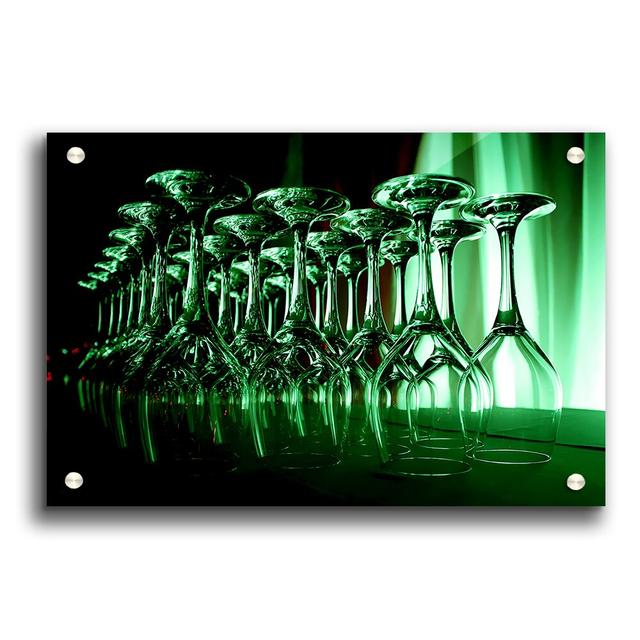 Girls Night in Green - Unframed Photograph Print on Acrylic East Urban Home Size: 29.7cm H x 42cm W on Productcaster.