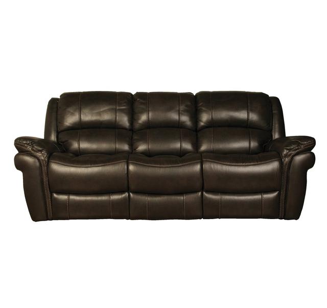 Arles 3 Seater Reclining Sofa Lark Manor Upholstery Colour: Chocolate, Mechanism: Manual on Productcaster.